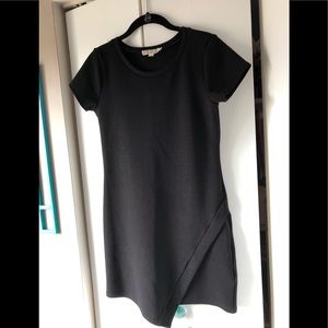 Black Symmetrical Mini Dress